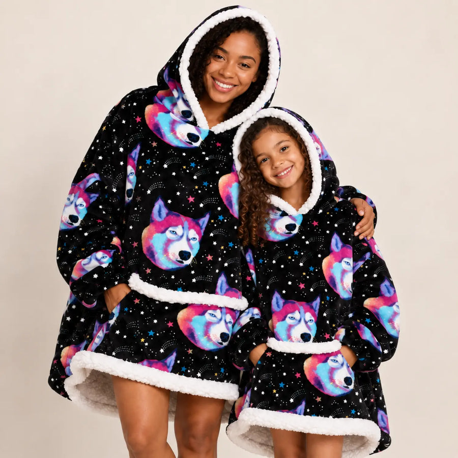 Zwart Galaxy Husky