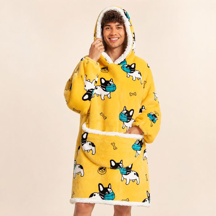 Hoodie Deken — French Bulldog