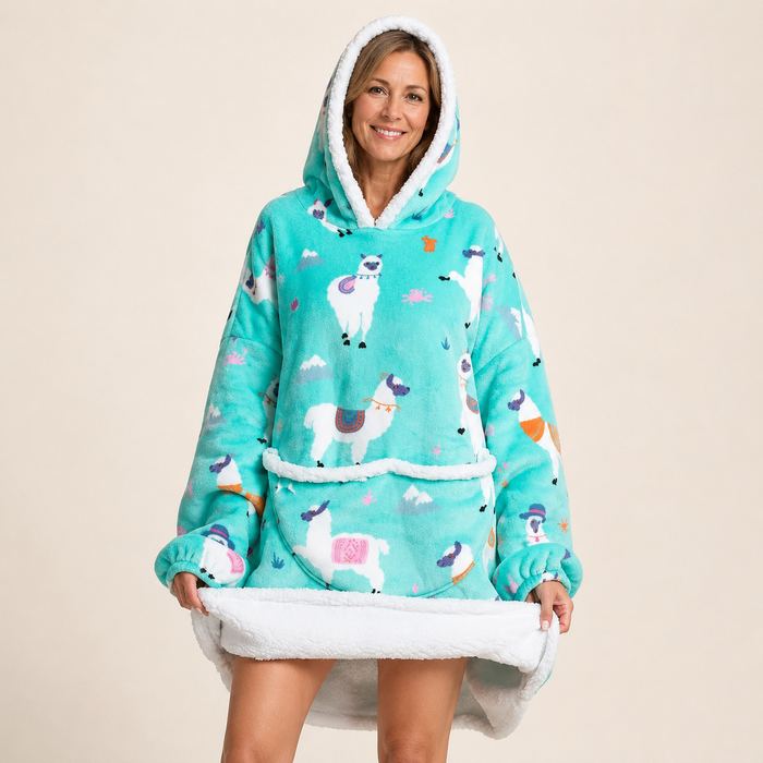 Hoodie Deken — Llama